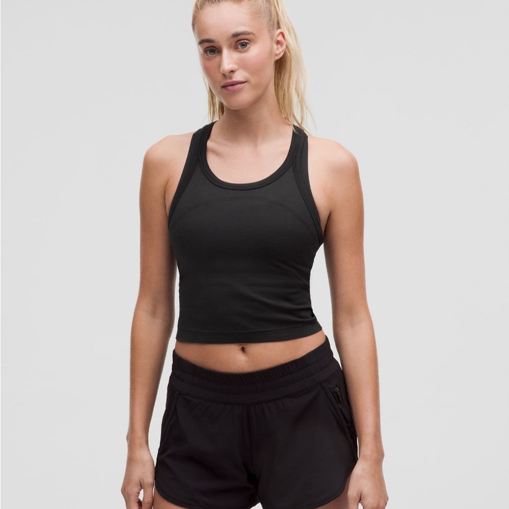 Swiftly Tech Cropped Racerback Tank Top 2.0